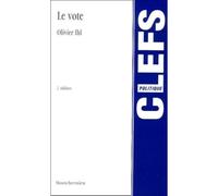 Le vote - 2ème édition - O. Ihl - Montchrestien - broché - Scolaire / Universitaire
