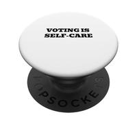Le Vote est Un Design de déclaration d'engagement civique Auto-Soins PopSockets PopGrip Adhésif