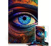 Le Voyage du Troisième Œil Puzzle de 1000 pièces pour Adolescents Jeu de réflexion Simple et Amusant Découpe précise Père Noël Vœux 50x75cm