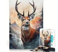 Le Voyageur des Bois Puzzle de 1000 pièces pour Adultes Jeu de Concentration mentale Activité de découpage de Haute précision Moment de Partage et de complicité avec Les Proches (38x52cm)