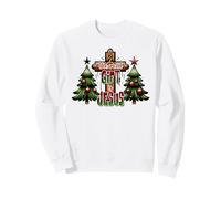 Le Vrai Cadeau est Jésus Noël crèche Que Les chrétiens adorent Sweatshirt