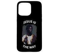 Le Vrai Jésus Noir est Le Chemin de la Foi chrétienne, de l'évangile Religieux Coque pour iPhone 15 Pro Max