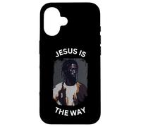 Le Vrai Jésus Noir est Le Chemin de la Foi chrétienne, de l'évangile Religieux Coque pour iPhone 16