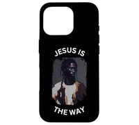 Le Vrai Jésus Noir est Le Chemin de la Foi chrétienne, de l'évangile Religieux Coque pour iPhone 16 Pro
