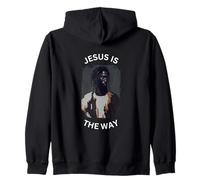 Le Vrai Jésus Noir est Le Chemin de la Foi chrétienne, de l'évangile Religieux Sweat à Capuche
