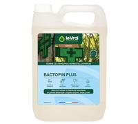 LE VRAI PROFESSIONNEL - Bactopin Plus - Détergent - Désinfectant - Multi-Surfaces - Bactéricide, Fongicide, Virucide - Parfum Pin des Landes - Fabriqué en France - Bidon 5L