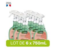 LE VRAI PROFESSIONNEL - Odorisant Toilettes - Parfum Pin des Landes - 6 x 750 ml - Pulvérisation Cuvette - Neutralise les Mauvaises Odeurs - Usage Collectivités & Sanitaires - Fabriqué en France