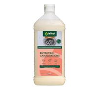 LE VRAI PROFESSIONNEL - Produit d’Entretien des Canalisations - Compatible Fosses Septiques - Parfum Pin des Landes - Fabrication Française - Flacon 1 L