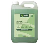 LE VRAI PROFESSIONNEL - SOLPIN - Nettoyant Sol Multi-Surfaces - Détergent aux Agents Lavants d’Origine Végétale - pour Aspirateur/Robot - Parfum Pin des Landes - Fabrication Française - Bidon 5L