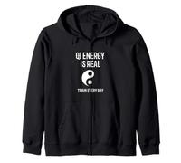 Le Vrai Train de Qi Energy au Quotidien ! Design Qigong Tai Chi Sweat à Capuche