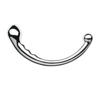 Le Wand - gode acier inox double embout (argent)