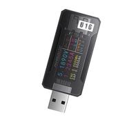 Le wattmètre portable pour appareils de dispose d ' un affichage des données en temps réel et d ' une large compatibilité avec les ports USB A et Type C Testeur de chargeurs USB