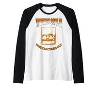 Le Whisky Entre dans la Sagesse Vient Manche Raglan