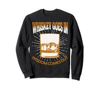 Le Whisky Entre dans la Sagesse Vient Sweatshirt