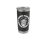 Le whisky entre, la sagesse sort Gobelet isotherme en acier inoxydable double paroi