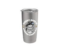 Le whisky entre, la sagesse sort Gobelet isotherme en acier inoxydable double paroi