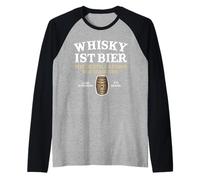 Le Whisky est Un Dicton de bière avec Un fût Manche Raglan
