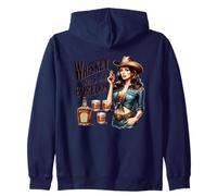 Le whisky tue l'ennui et l'ambiance cowboy Sweat à Capuche