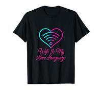 Le WiFi est mon langage d'amour, un mème de signal cardiaque T-Shirt