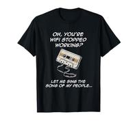 Le Wifi ne fonctionne pas ? Cassette rétro My people Funny des années 80 T-Shirt