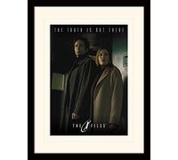 Le x-Files 30 x 40 cm La Vérité extérieur est encadrée et montée