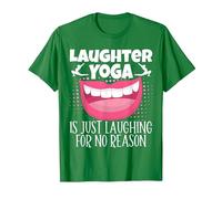 Le Yoga du Rire est Juste Rire sans Raison méditation T-Shirt, Homme, Vert Kelly, 3XL