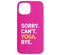 Le Yoga est Une Question de Bonne santé, de Tapis de Sol et de Poses Coque pour iPhone 15