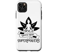 Le Yoga Vous Donne des Super pouvoirs en Posture de méditation Lotus Coque pour iPhone 11 Pro Max