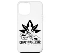 Le Yoga Vous Donne des Super pouvoirs en Posture de méditation Lotus Coque pour iPhone 12 Pro Max