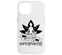 Le Yoga Vous Donne des Super pouvoirs en Posture de méditation Lotus Coque pour iPhone 14