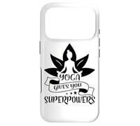 Le Yoga Vous Donne des Super pouvoirs en Posture de méditation Lotus Coque pour iPhone 17 Pro