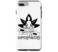 Le Yoga Vous Donne des Super pouvoirs en Posture de méditation Lotus Coque pour iPhone 7 Plus/8 Plus