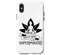 Le Yoga Vous Donne des Super pouvoirs en Posture de méditation Lotus Coque pour iPhone X/XS