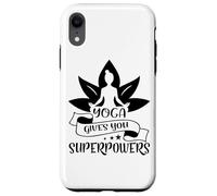 Le Yoga Vous Donne des Super pouvoirs en Posture de méditation Lotus Coque pour iPhone XR