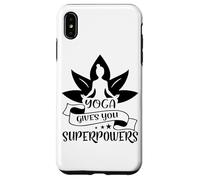 Le Yoga Vous Donne des Super pouvoirs en Posture de méditation Lotus Coque pour iPhone XS Max