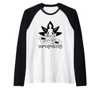 Le Yoga Vous Donne des Super pouvoirs en Posture de méditation Lotus Manche Raglan