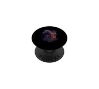Le zèbre coloré Mystique Une légende de la Nature PopSockets PopGrip Adhésif