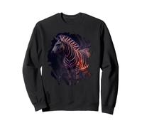 Le zèbre coloré Mystique Une légende de la Nature Sweatshirt