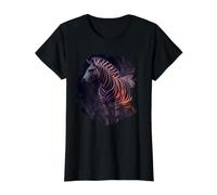 Le zèbre coloré Mystique Une légende de la Nature T-Shirt Graphique avec Valeur