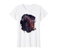 Le zèbre coloré Mystique Une légende de la Nature T-Shirt Graphique avec Valeur