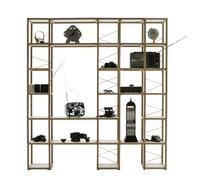 LE ZIE DI MILANO système modulaire I CASTELLI di ZIA BABELE BACAHP12 (Chêne naturel - Bois massif et acrylique)