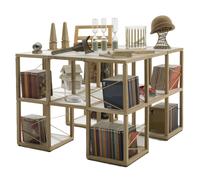 LE ZIE DI MILANO système modulaire I CASTELLI di ZIA BABELE BACAHP7 (Chêne naturel - Bois massif et acrylique)