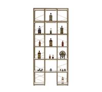 LE ZIE DI MILANO système modulaire I CASTELLI di ZIA BABELE BACAHP9 (Chêne naturel - Bois massif et acrylique)