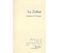 Le Zohar - Cantique des cantiques - Anonyme - Verdier - Livre