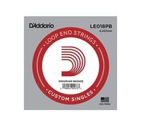 LE018PB, .018 - Corde au détail à boucle - phosphore bronze - guitare
