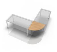 LE91 - coin - angle rond 80x80 Chêne