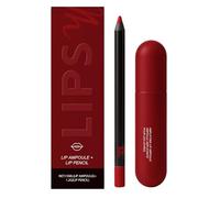 Léa Beauty Gloss à Lèvres et Crayon à Lèvre, Hydratant Nourrissant pour Lèvres Sèches, Sérum à Lèvre Inclus, Couleur Intense et Maquillage Naturel, Idéal pour Quotidien, Soirée et Fête de Mariage