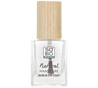 So'Bio Étic Vernis à ongles Base & Top Coat – Huile de ricin bio – 11 ml