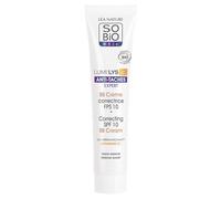 LÉA NATURE SO BiO étic | BB Crème Correctrice FPS 10 - Lumi'lys [C] | Expert anti-taches | Teinte medium | Couvrance naturelle | Masque les taches | 99% d'origine naturelle | Fabriqué en France | 40 m