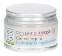 So'Bio Étic Mon Lait D'Ânesse Crème Légère Hydratante Équilibrante Peaux Normales/Mixtes Pot 50ml
